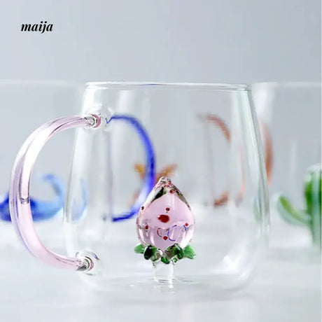 WII 3D Cute Summer Coffee Glass Cup from WII