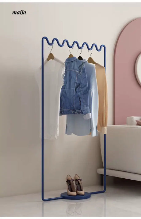 JINRAN Creative Floor Cloak Rack Iron Design from JINRAN