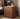 Matteo Leather Wrapped Bedside Table from maija