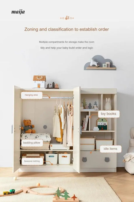 LINSYKIDS Lotus Children's Wardrobe with Drawers from LINSY KIDS