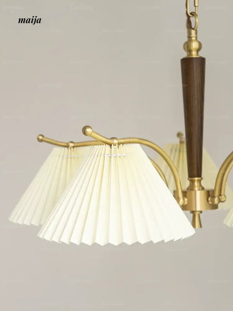 LYNN Japanese Retro Copper Ceiling Lamp from Lynn's Lamp