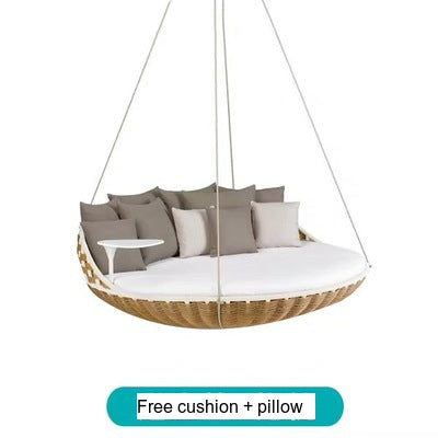 DIME GARDEN Elowen Cozy Stylish Hanging Basket Rocker from DIME GARDEN