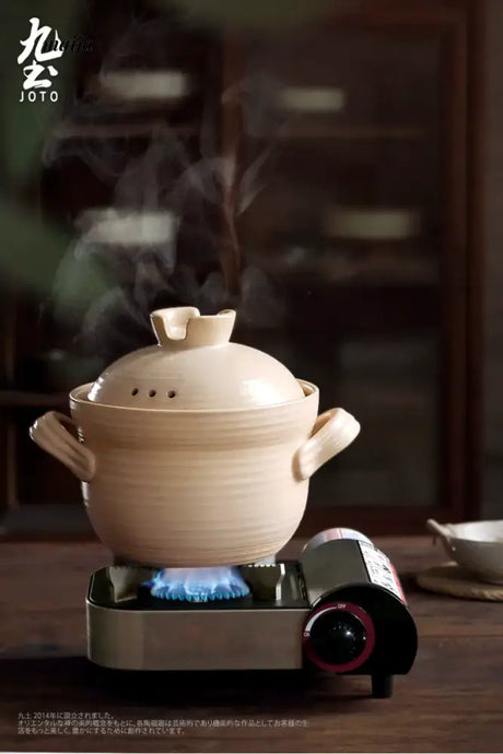 JOTO Double Lid Sand Pot High Temperature Ceramic Cooker from JOTO