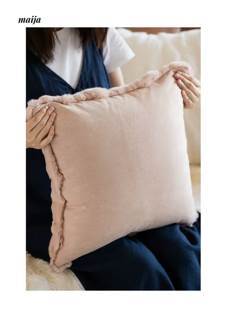 MISTYWOOD Plush Pillow with Modern Pillowcase from MISTYWOOD