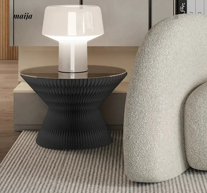 SHIBA Paper Foldable Honeycomb Round Side Table