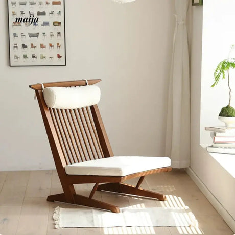 SLIGHTLYCOOL Solid Wood Single Lazy Sofa from SLIGHTLYCOOL