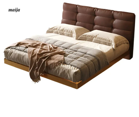 Gianluca Suspended Leather Bed from Kaiyashi