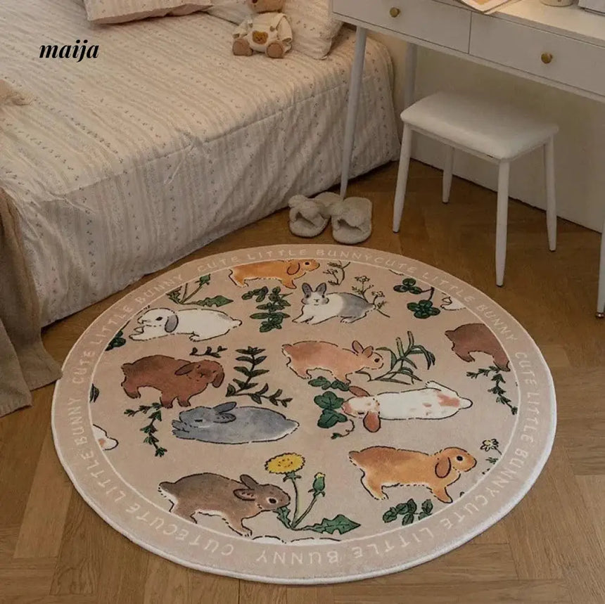 TIPTOE Rabbit Treasure Rug from TIPTOE