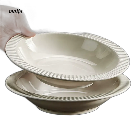 MOSE Ink-Color Straw Hat Dish from MOSE
