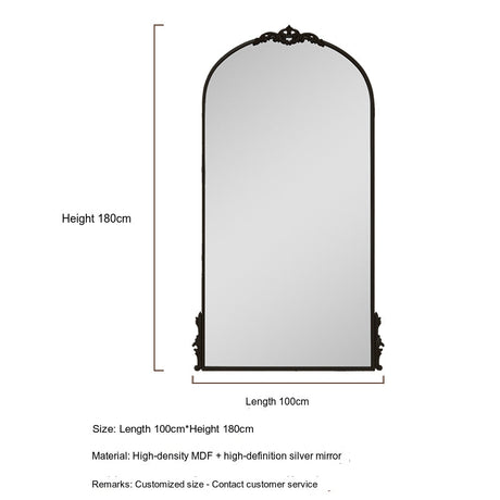 LANXESS Aveline Elegant Vintage Full-Length Floor Mirror from LANXESS