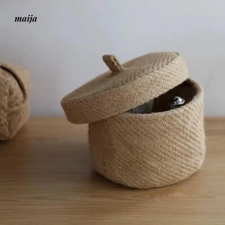 MUYE Woven Round Storage Box from MUYE