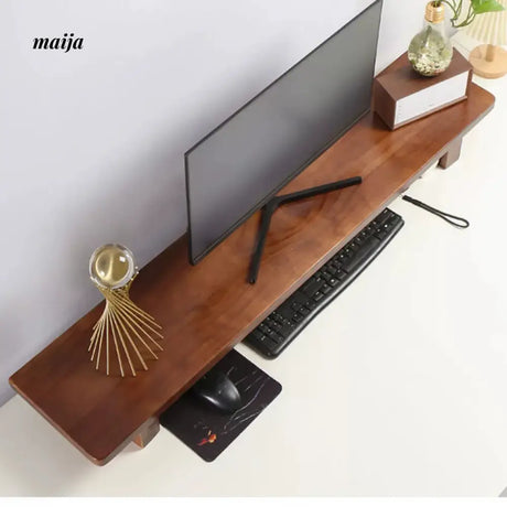 Beechwood Natural Wood Monitor Stand from maija