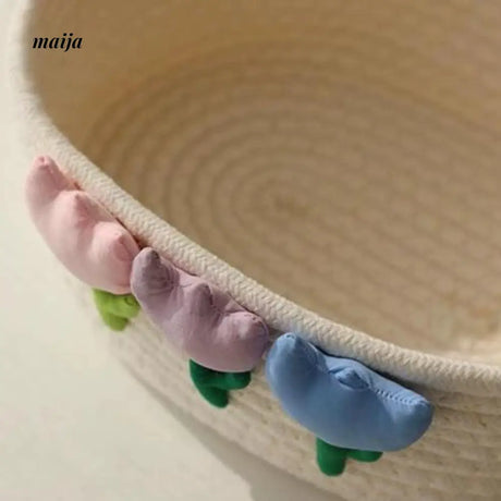 MUYE Tulip Woven Storage Basket from MUYE