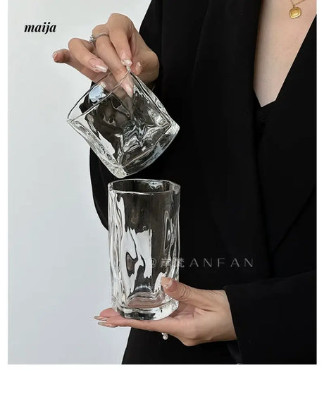 ANFAN Coffee Car Design Glass Wine Cup from OKADA YAKI