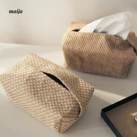 MUYE Woven Fiber Tissue Box from MUYE