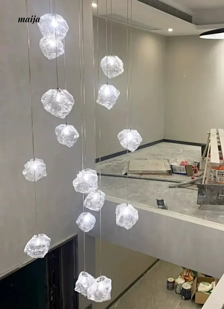 GVG Underwater Effects Staircase Chandelier from GVG