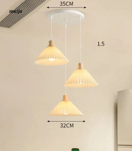 GVG Pleated Lampshade Pendant Lamp from GVG