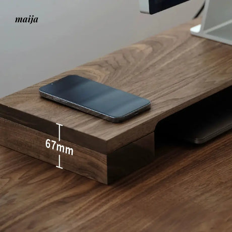 MUMO Clara Solid Wood Desktop Storage Riser from MUMO