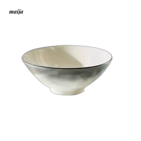 MOSE Ink-Color Ceramic Noodle Bowl from MOSE