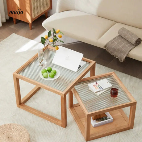 XIXI Wiley Solid Wood Nested Coffee Tables from maija