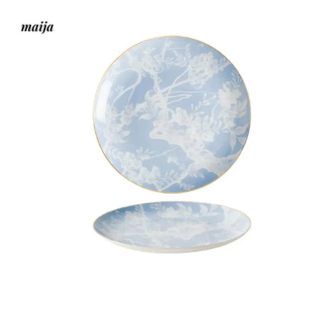 MOSE Ink-Color Luxury Porcelain Plate from MOSE