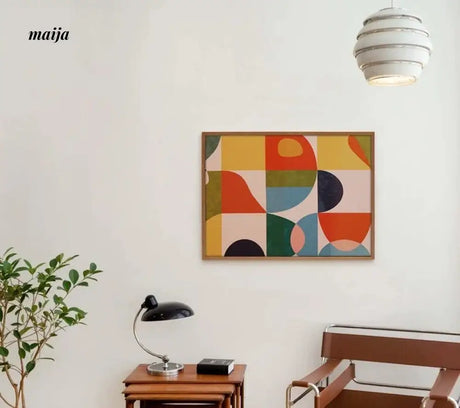 COLOURHUNTER Geometric Color Block Decorative Painting from maija
