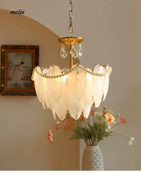 NANCY Retro Ceiling Lamp with Crystal French American Style from NANCY