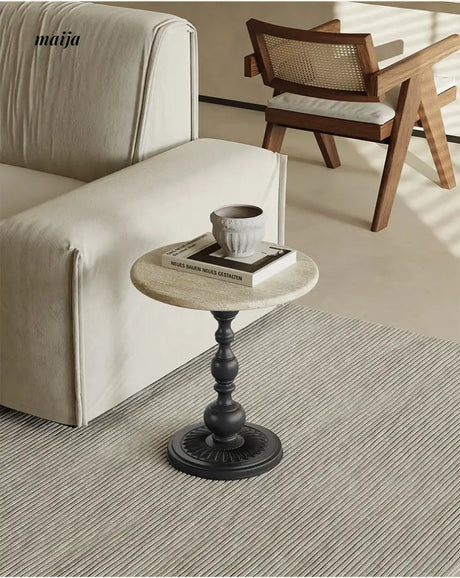 Rory Travertine Side Table from maija