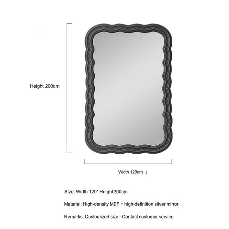LANXESS Calderon Unique Wave Design Full-Length Mirror from LANXESS