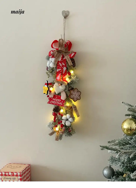 MELONGIRL Christmas Wreath Door Hanging from MELONGIRL