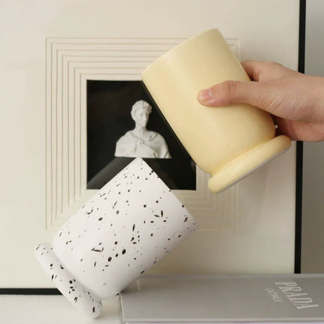 LENYVASEN Celeste Ceramic Bathroom Essentials Set from LENYVASEN