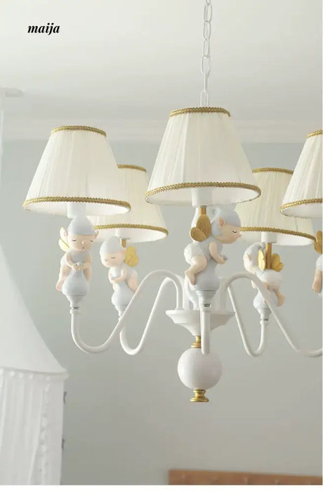 QXWD Butterfly Fairy Ceiling Lamp Children's Room from QXWD
