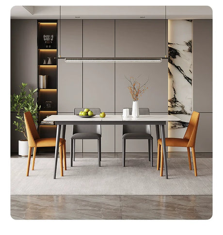 DIPU Matilda Retractable Rock Plate Dining Table from DIPU
