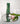 TODAYARTIST Thalia Geometric Green Glass Vase for Nordic Spaces from TODAYARTIST