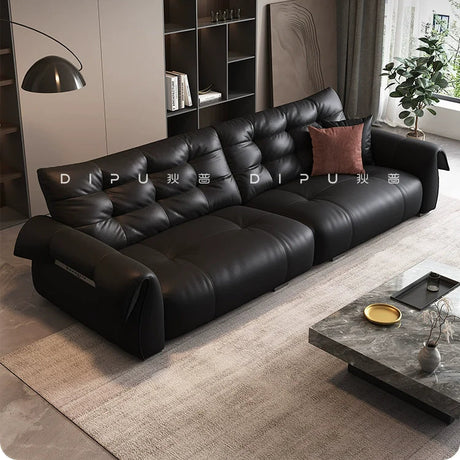 DIPU Sylvie Elegant Swan Leather Sofa from DIPU