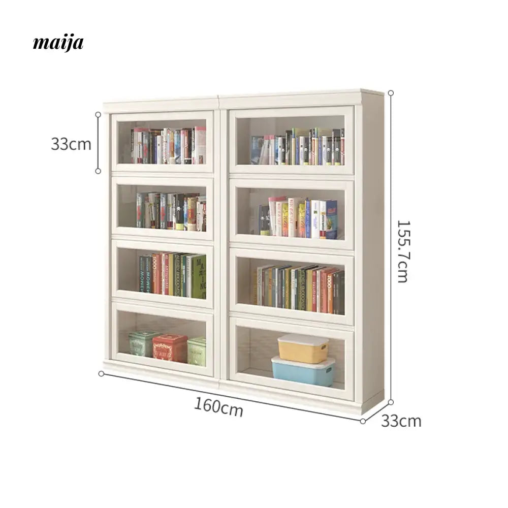 MEIHOUSE Dust-Proof Bookcase Glass Door Standing Cabinet from MEIHOUSE