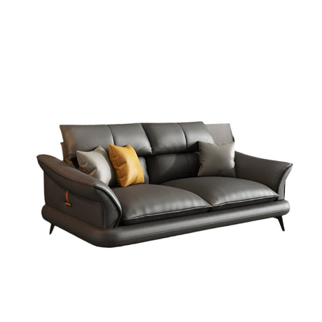 DIPU Hugh Minimalist Leather Modern Sofa from DIPU