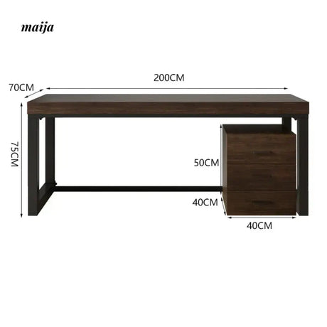 SUNX Minimalist Solid Wood Office Desk from SUNX