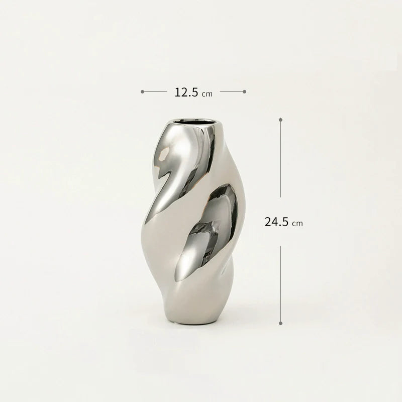 TODAYARTIST Celeste Creamy Silver Ceramic Jewelry with French Flair from TODAYARTIST
