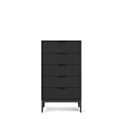 LINYUE Astrid Nordic Solid Wood Four-Drawer Retro Cabinet from LINYUE