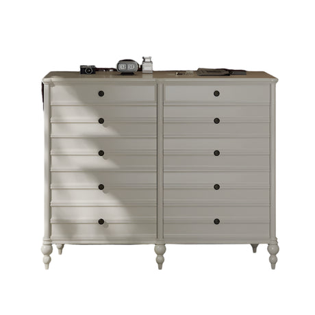 LINYUE Noelle French Solid Wood Eight-Drawer Sideboard from LINYUE