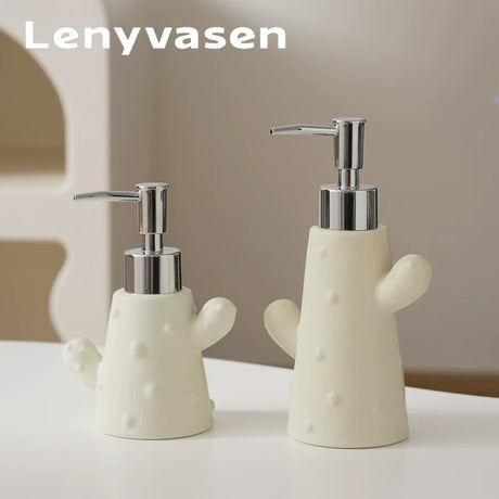 LENYVASEN Iris Ceramic Shower Gel Bottle from LENYVASEN