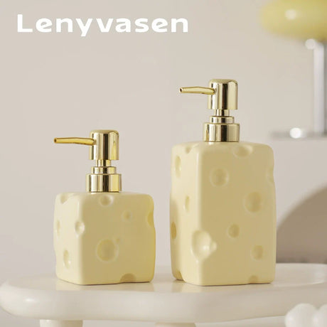 LENYVASEN Soren Shampoo Ceramic Container from LENYVASEN