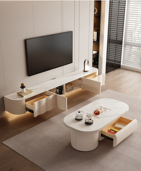 QUANMU Alejandro Elegant Multi-Functional Coffee Table from QUANMU