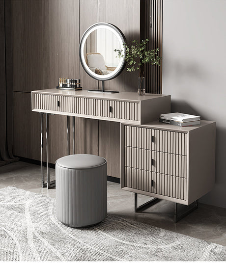 APARTMENT NO.7 Jamie Sleek Stainless Steel Bedroom Dressing Table from APARTMENT NO.7