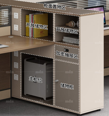 MUTINI Isadora Sleek Modern Office Booth Set from MUTINI