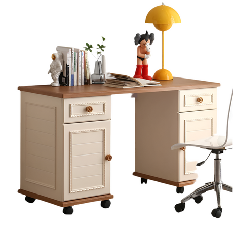 LINYUE Ethan Mediterranean Multi-Functional Desk & Storage Unit from LINYUE