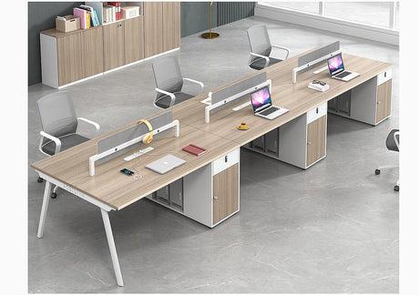MUTINI Cortland Simple Modern Office Screen Desk Set from MUTINI