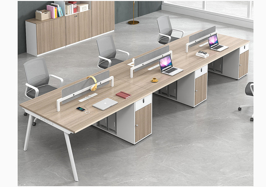 MUTINI Cortland Simple Modern Office Screen Desk Set from MUTINI