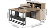 MUTINI Santiago Ergonomic Modern Desk Chair Set from MUTINI